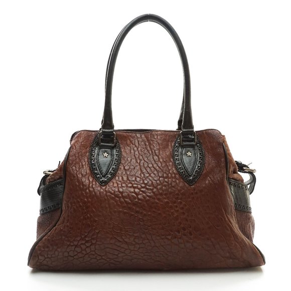 Auth Fendi Shoulder Bag Brown Leather #4138F33